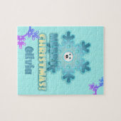 Kerstsneeuwvlok Legpuzzel (Horizontaal)