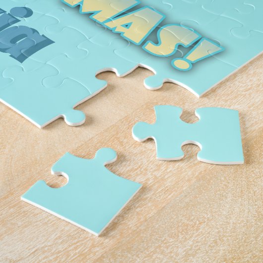 Kerstsneeuwvlok Legpuzzel (Zijkant)