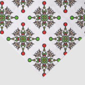 Kerstsneeuwvlok Mandala Tissuepapier (Detail)