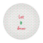 Kerstsneeuwvlok Snijplank (Voorkant)