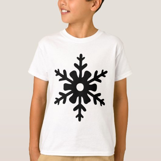 Kerstsneeuwvlok trendy  t-shirt (Voorkant)