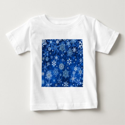Kerstsneeuwvlokken Blauw en Zilver (Voorkant)
