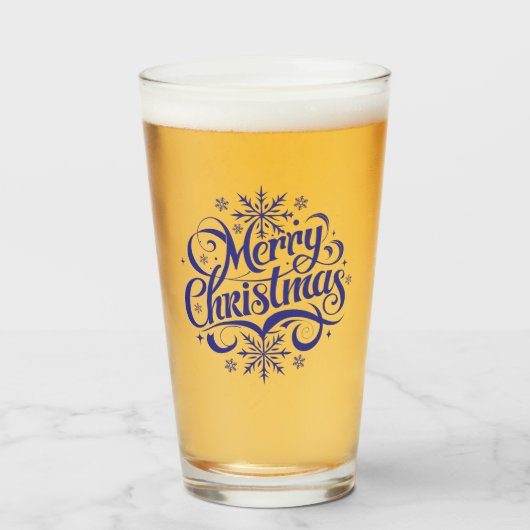 Kerstsneeuwvlokken Glas (Voorkant gevuld)