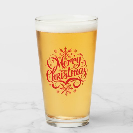 Kerstsneeuwvlokken Glas (Voorkant gevuld)