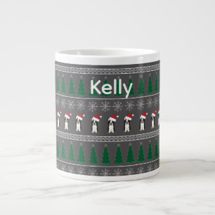 Kerstsneeuwvlokken, Kerstman Hond, Boom Grote Koffiekop