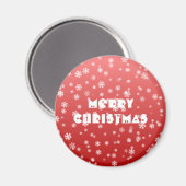 Kerstsneeuwvlokken Magneet (Voorkant / Achterkant)