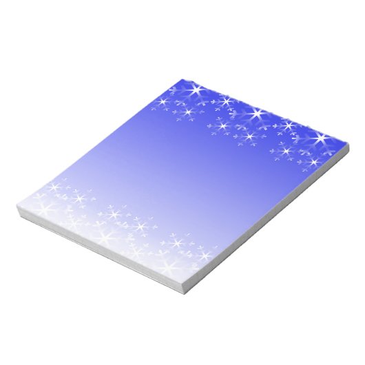 Kerstsneeuwvlokken Notitieblok (Linkerzijde)