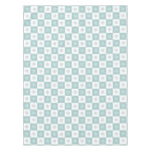 Kerstsneeuwvlokken op Mystery Light Blue en White Tafelkleed (Voorkant)