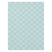 Kerstsneeuwvlokken op Mystery Light Blue Tafelkleed (Voorkant)