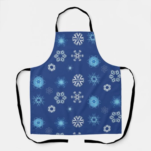 Kerstsneeuwvlokken Schort (Voorkant)