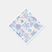 Kerstsneeuwvlokken Servet (Hoek)