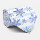 Kerstsneeuwvlokken Stropdas (Opgerold)