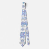 Kerstsneeuwvlokken Stropdas (Voorkant)