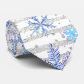 Kerstsneeuwvlokken Stropdas (Opgerold)