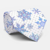 Kerstsneeuwvlokken Stropdas (Opgerold)