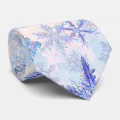 Kerstsneeuwvlokken Stropdas (Opgerold)