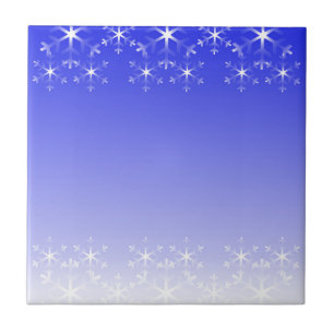 Kerstsneeuwvlokken Tegeltje