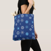 Kerstsneeuwvlokken Tote Bag (Dichtbij)