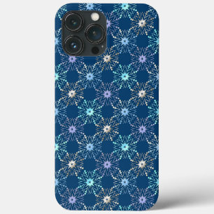 Kerstsneeuwvlokken vakantiepatroon Case-Mate iPhone case