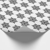 kerstsneeuwvlokken Verpakkingspapier Cadeaupapier (Hoek)