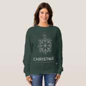 Kerstsneeuwvlokornament Trui (Voorkant volledig)