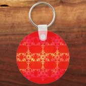 kerstsneeuwvlokpatroon sleutelhanger (Voorkant)