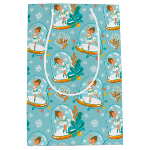 kerstsneeuwWereldbol Ballerina Medium Cadeauzakje