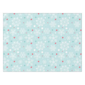 Kerstsneeuwwinterblauw Tafelkleed (Voorkant (Horizontaal))