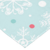 Kerstsneeuwwinterblauw Tafelkleed (Gekanteld)