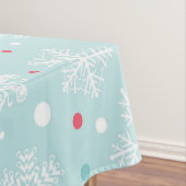 Kerstsneeuwwinterblauw Tafelkleed (Voorbeeld)