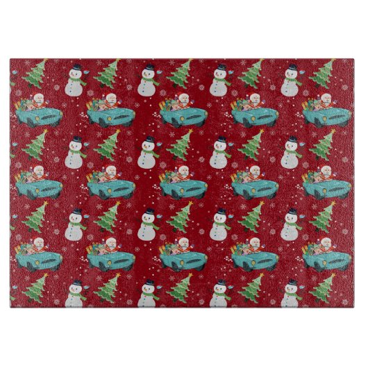 Kerstsnijbord Snijplank (Voorkant)