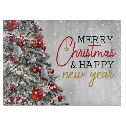 Kerstsnijbord Snijplank (Voorkant)