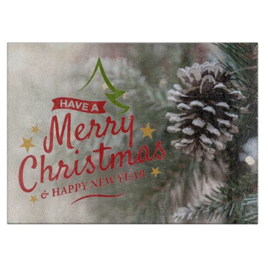 Kerstsnijbord Snijplank (Voorkant)