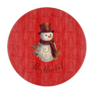 Kerstsnijplank - Feliz Navidad Snijplank