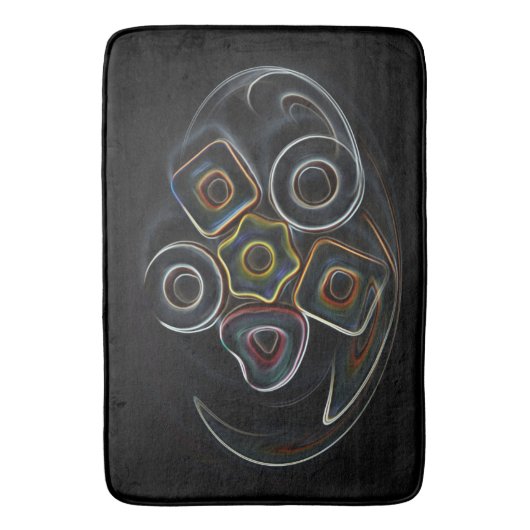 kerstsnoep badmat (Voorkant Verticaal)