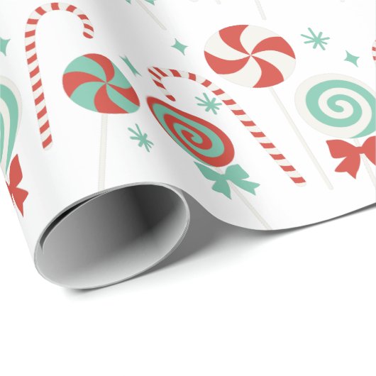 kerstSnoep Cadeaupapier (Rol Hoek)