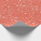 Kerstsnoep Cadeaupapier (Hoek)