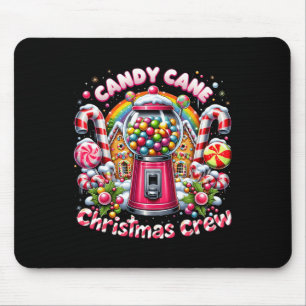 Kerstsnoep Cane Crew House Snoep Beveiligingsblik Muismat