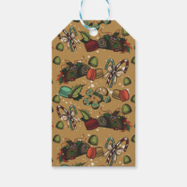Kerstsnoep- Coco (kleur) Gift Tag Cadeaulabel