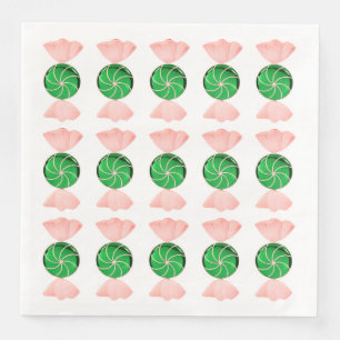 KerstSnoep Dinner Napkins Servet