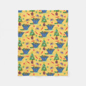 kerstsnoep fleece deken (Voorkant)