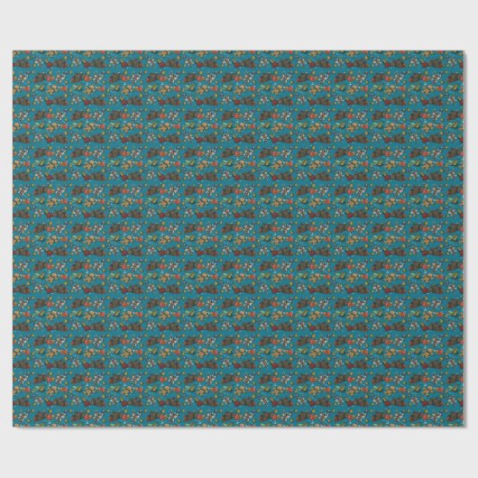 Kerstsnoep- Ijs (Kleur) Inpakpapier (Vlak)