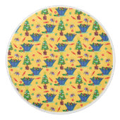 kerstsnoep keramische knop (Voorkant)