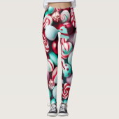 kerstSnoep Leggings (Voorkant)