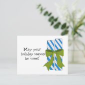 KerstSnoep met zoet Gezegde Feestdagenkaart (Staand voorkant)