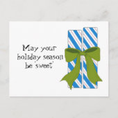 KerstSnoep met zoet Gezegde Feestdagenkaart (Voorkant)