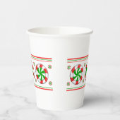 kerstSnoep Papieren Bekers (Links)