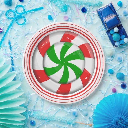 kerstSnoep Papieren Bordje (Feest)