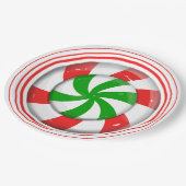 kerstSnoep Papieren Bordje (Gekanteld)