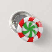 kerstSnoep Ronde Button 3,2 Cm (Voorkant /achterkant)